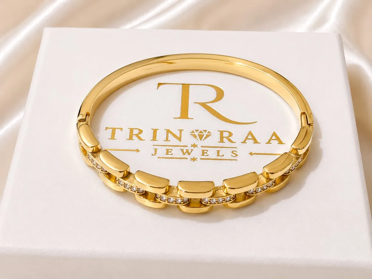 Luxe Crystal Gold Bracelet