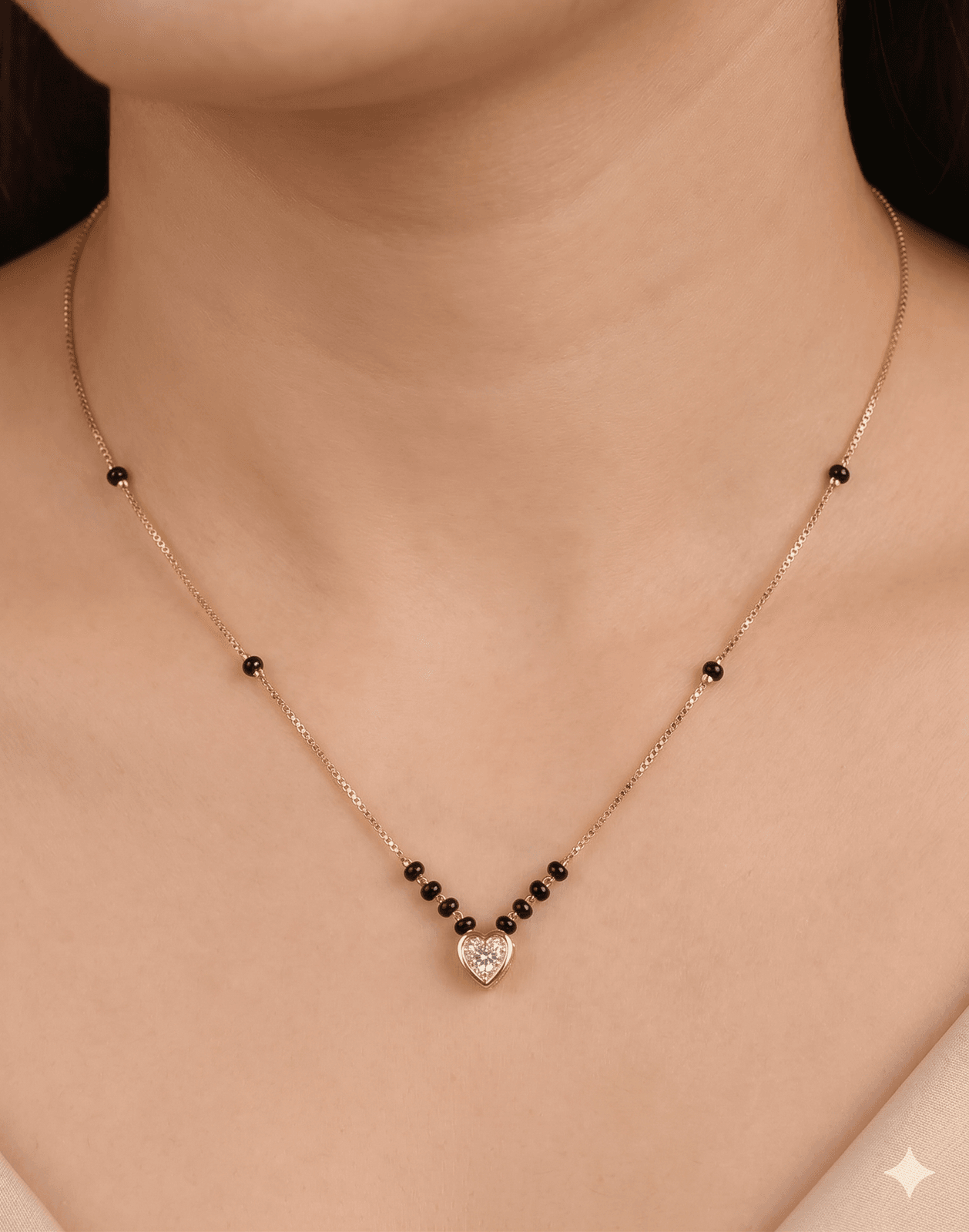 Delicate Heart Anti-Tarnish Mangalsutra