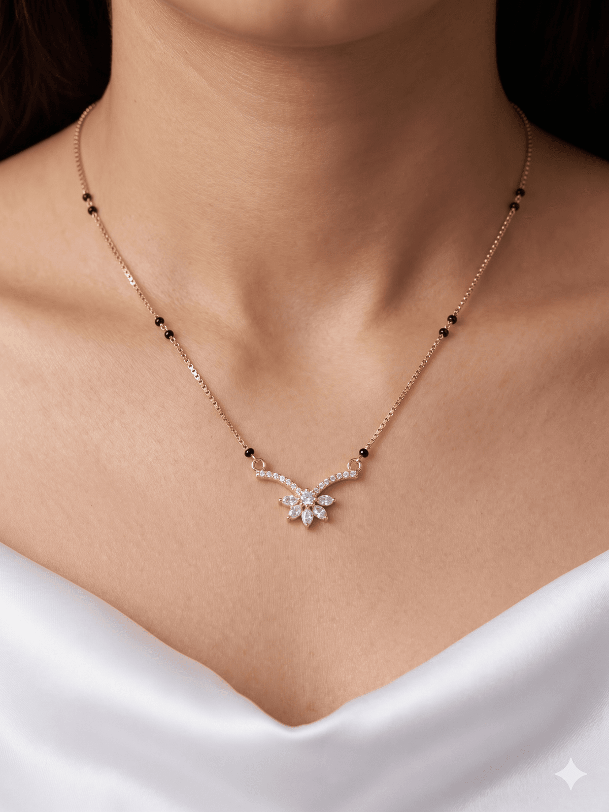 Floral Anti-Tarnish Mangalsutra