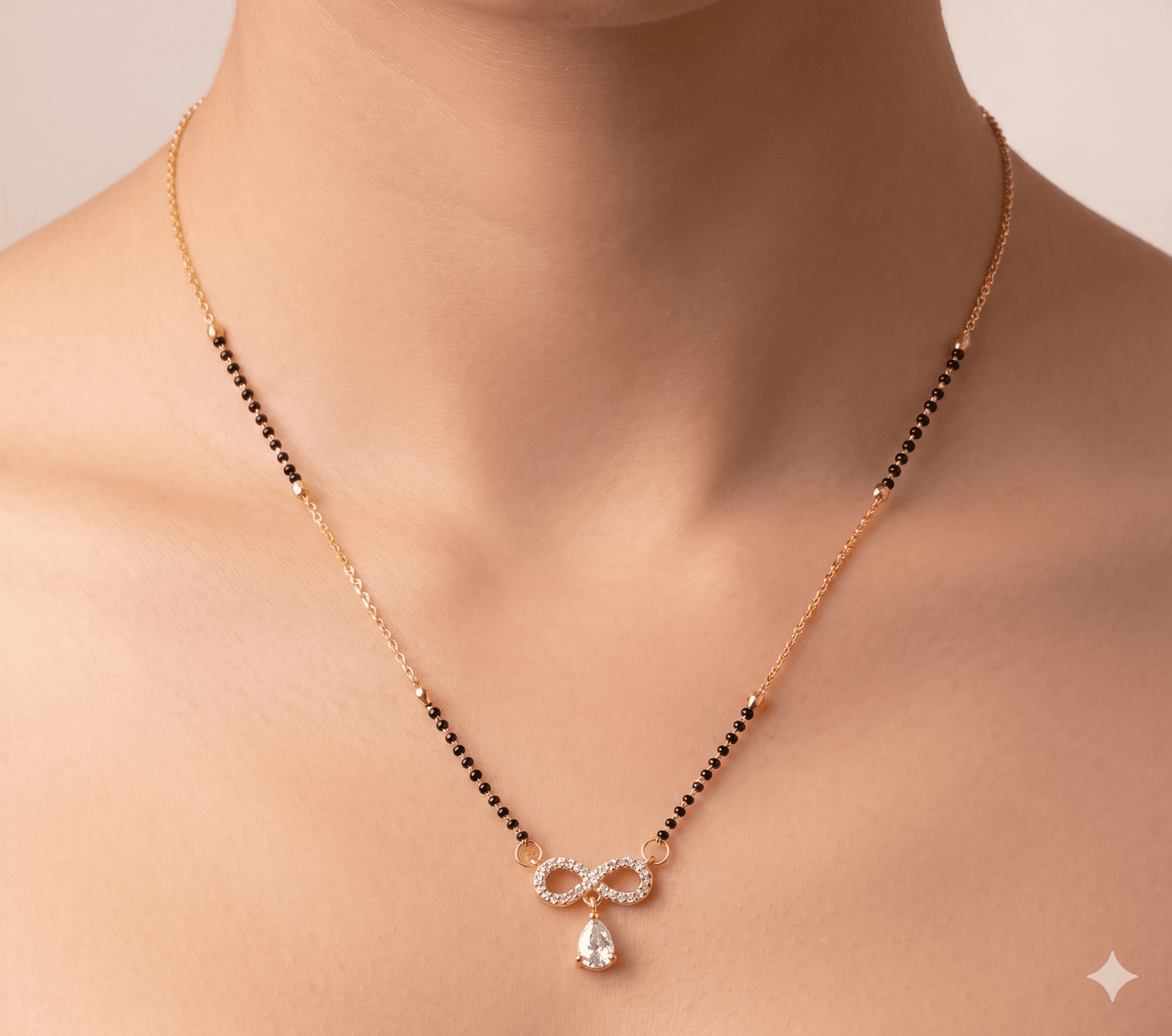 Infinity Drop Anti-Tarnish Mangalsutra