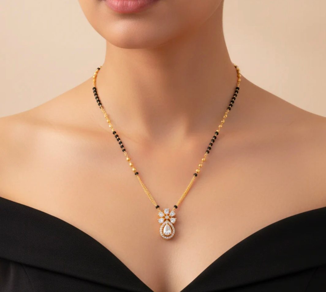 Royal Teardrop Anti-Tarnish Mangalsutra