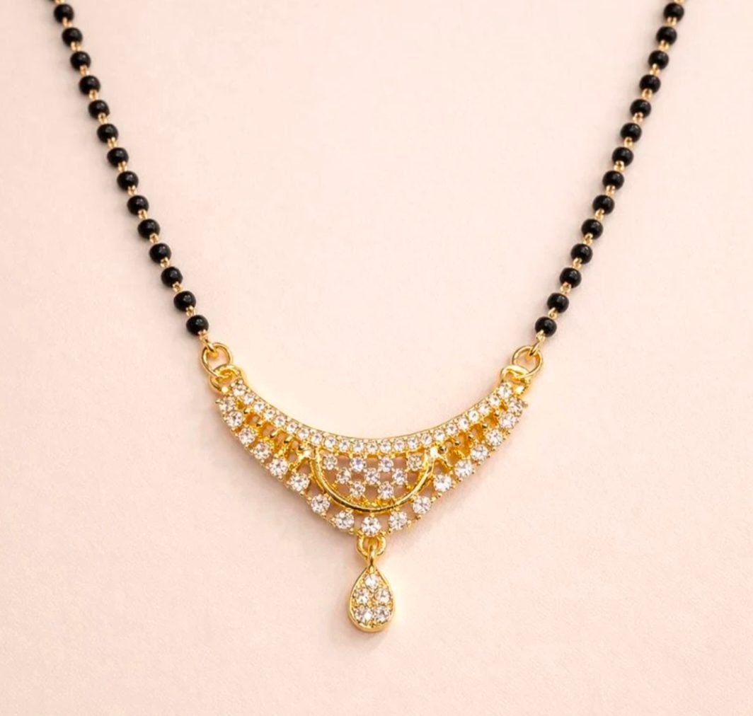 Royal Crescent Lattice Anti-Tarnish Mangalsutra