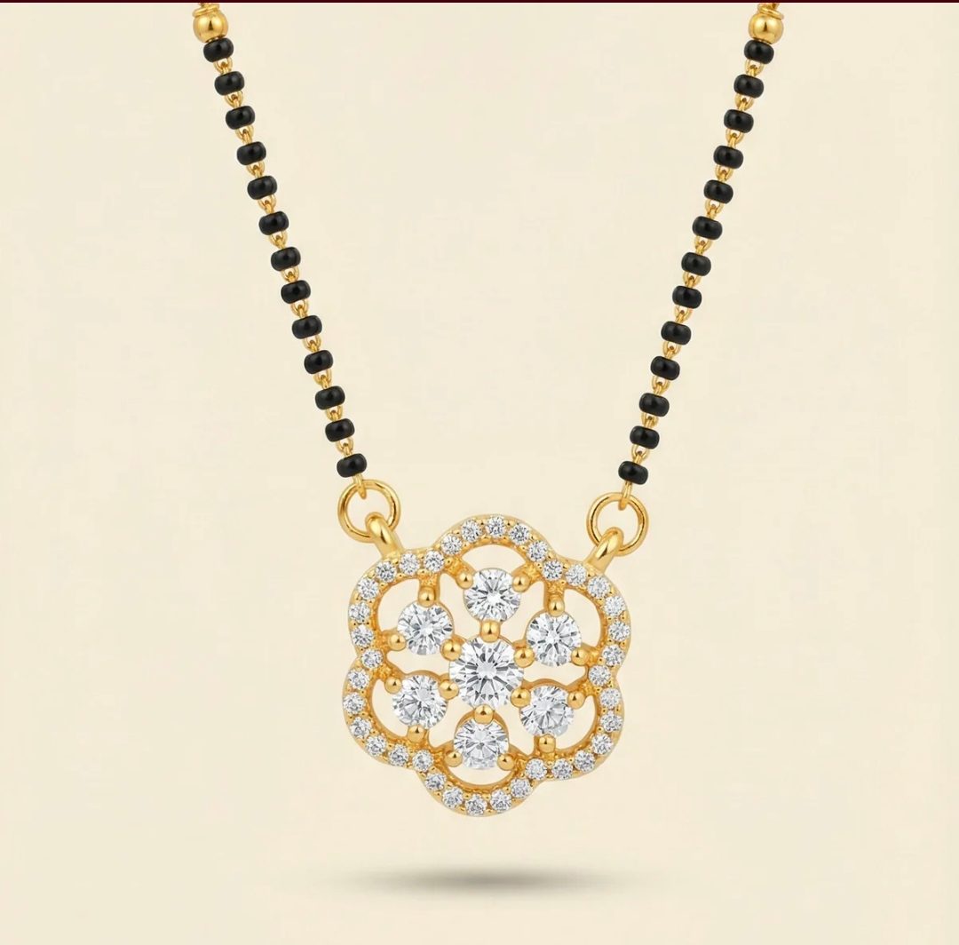 Royal Floral Cluster Anti-Tarnish Mangalsutra
