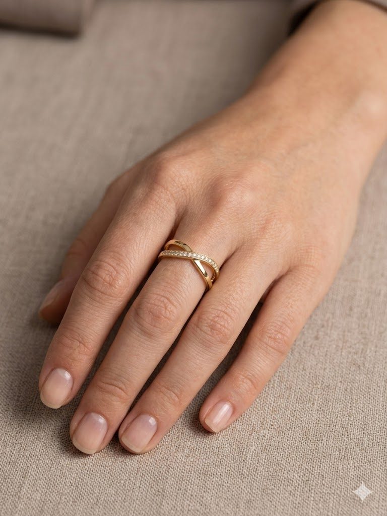 Crystal Infinity Crossover Ring 2